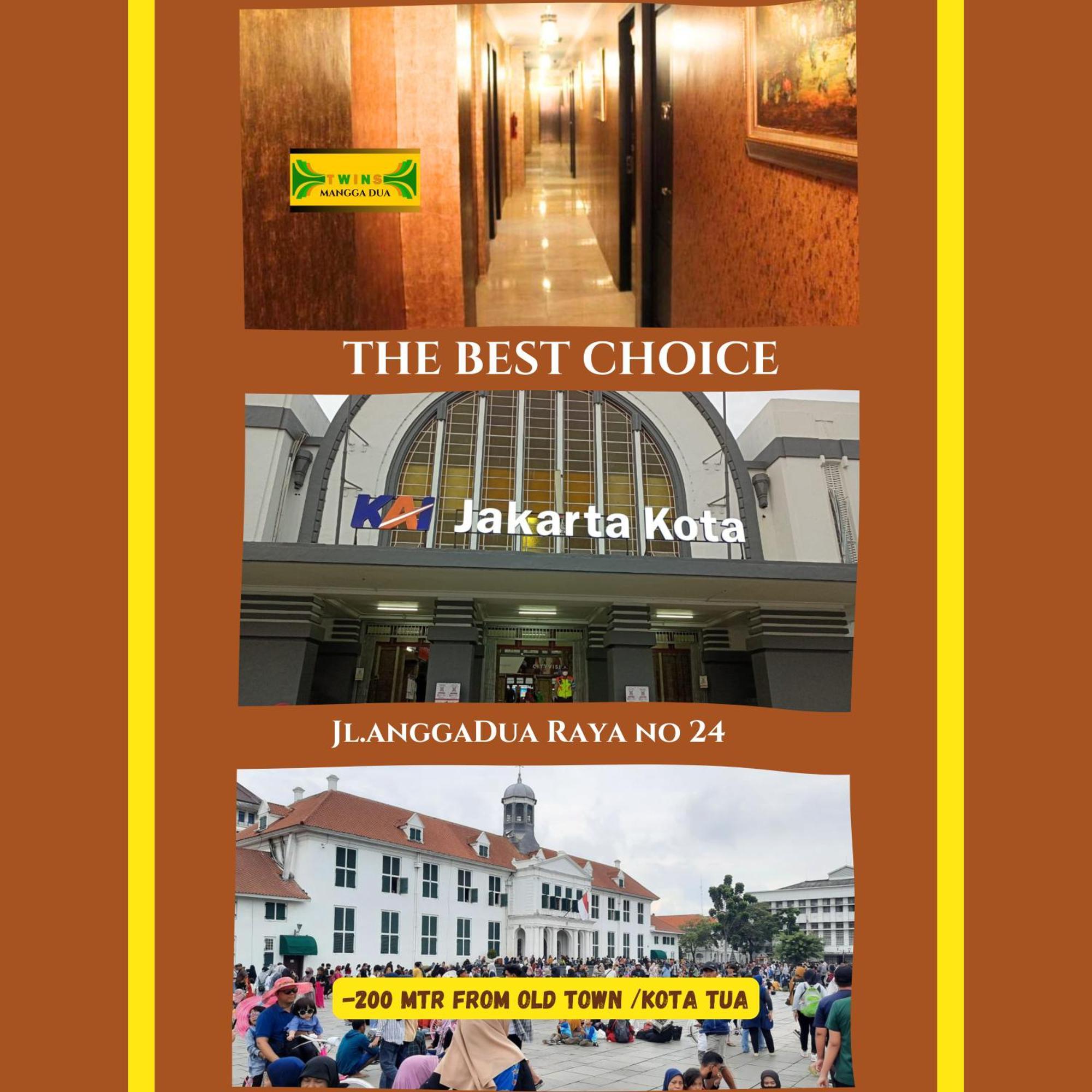 Twins Hotel Jacarta Exterior foto