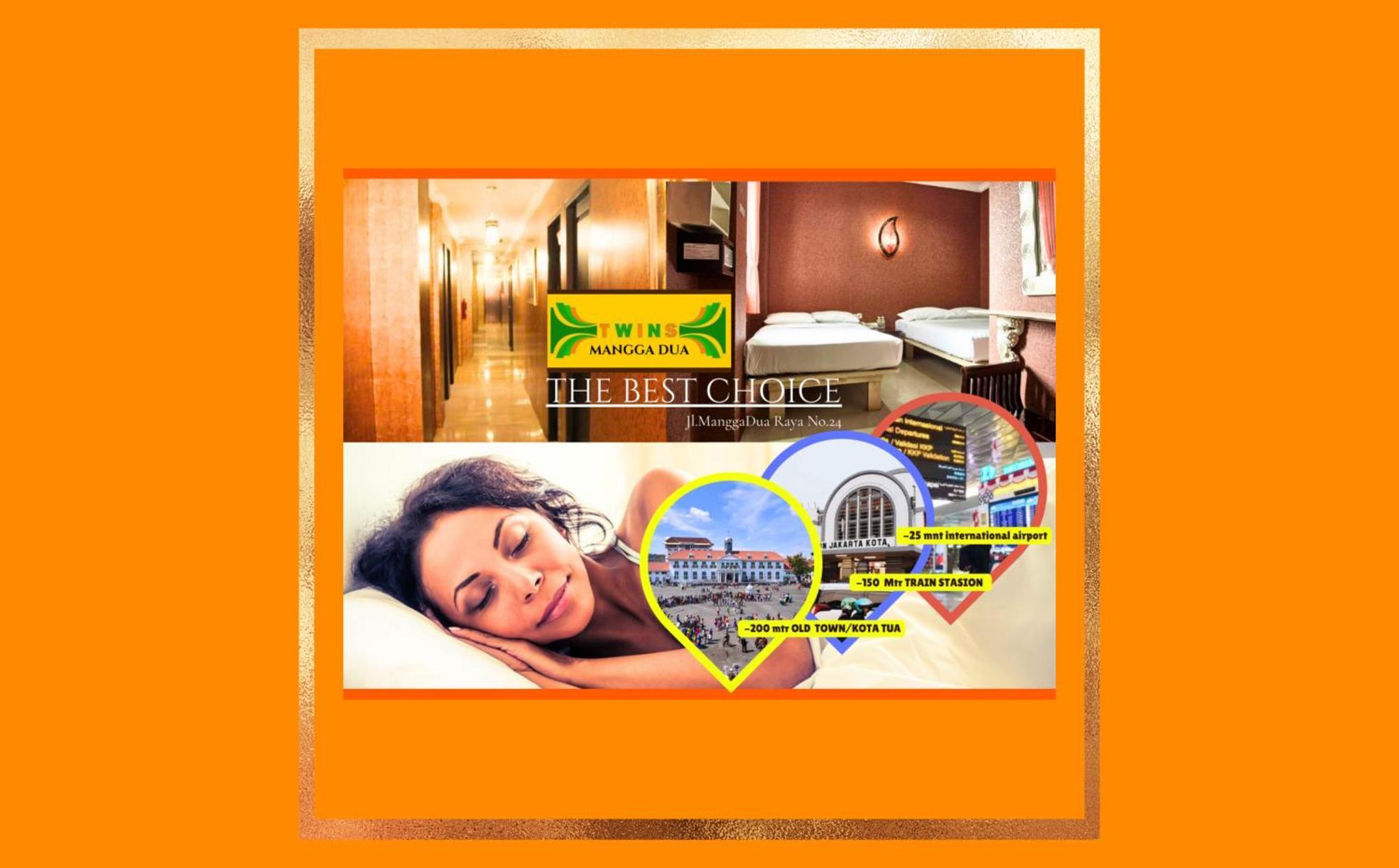 Twins Hotel Jacarta Exterior foto