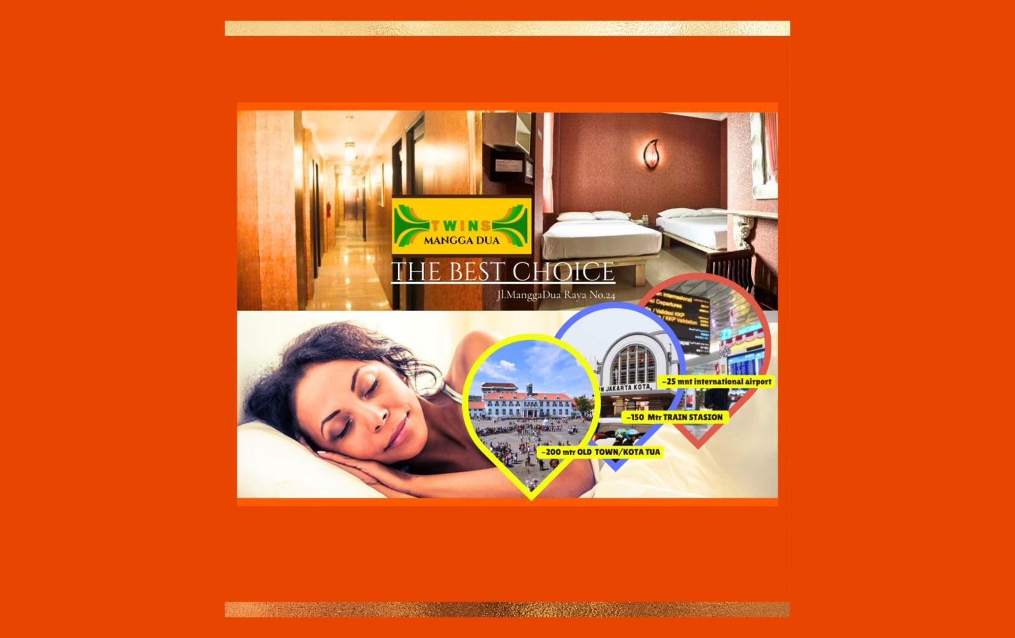 Twins Hotel Jacarta Exterior foto