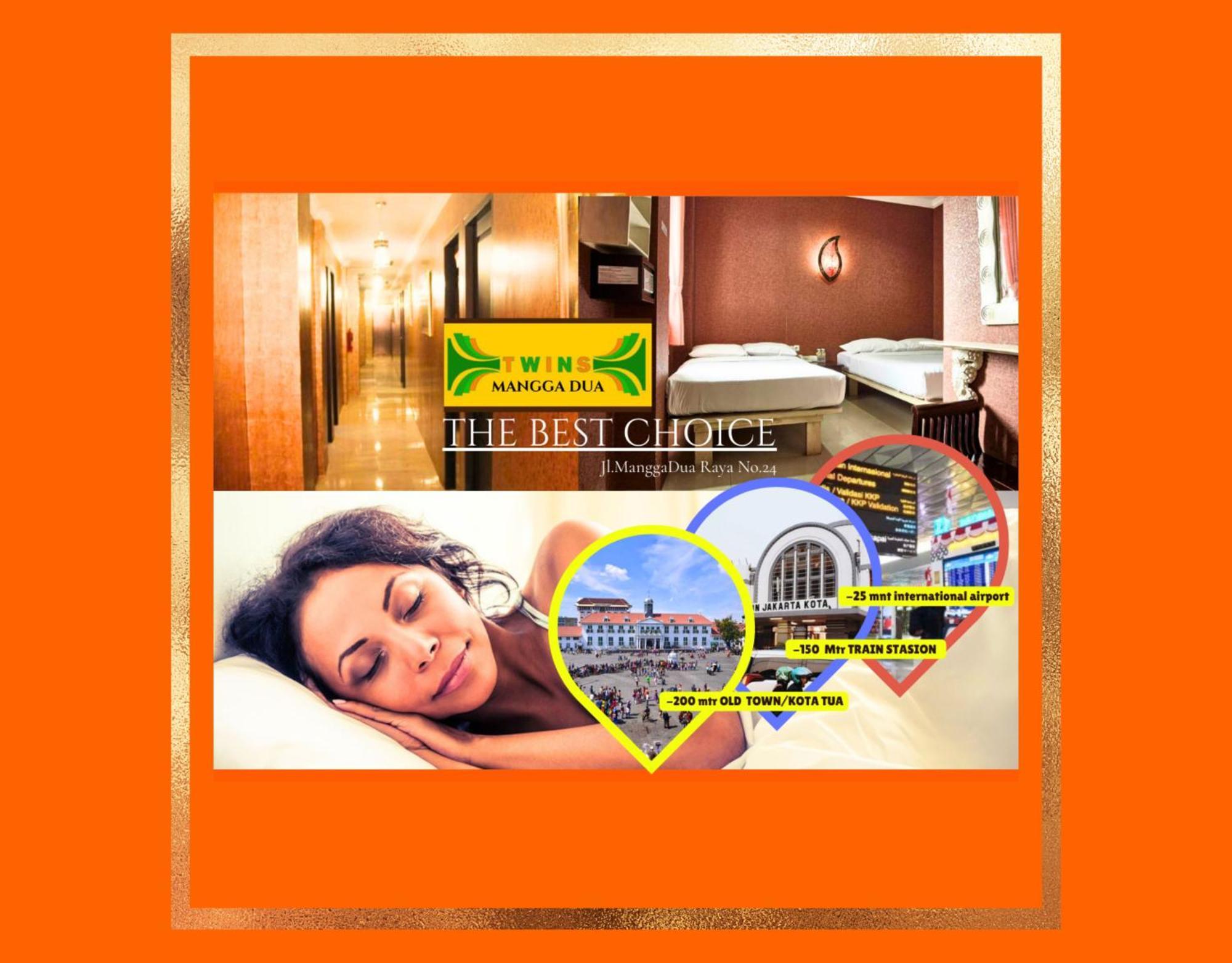 Twins Hotel Jacarta Exterior foto